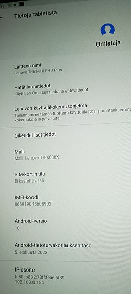 lenovo tab m10 plus fhd