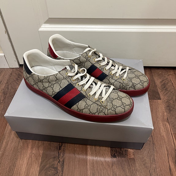 Gucci Ace Red bottom sneakers
