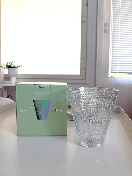 Iittala Kastehelmi maljakko kirkas