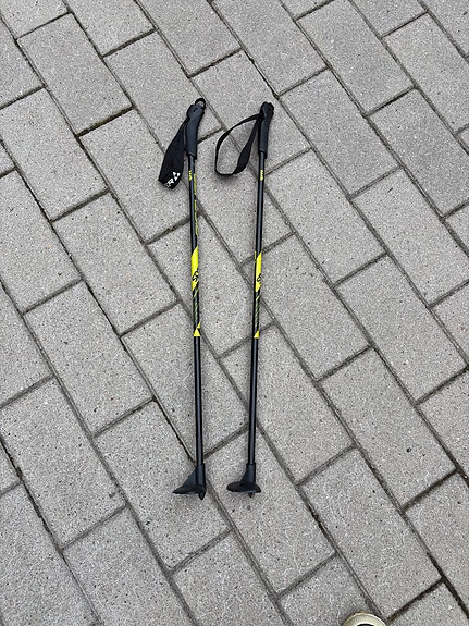 Fischer Sprint hiihtosauvat 80 cm musta keltainen