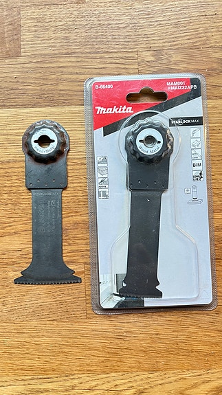 Makita ja Bosch Starlock monitoimikoneen terät