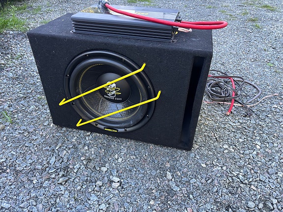 Ground Zero subwoofer ja Power Tamp vahvistin autoon