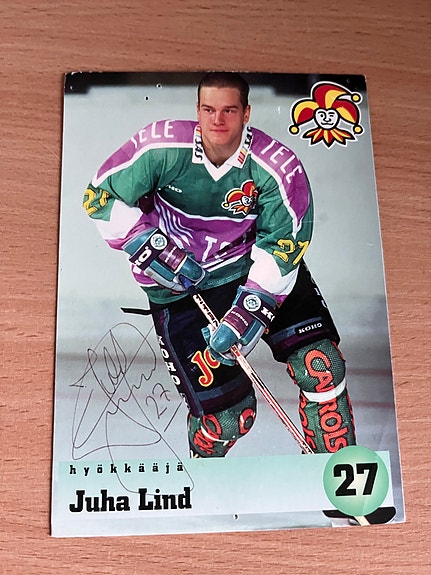 Jokerit Juha Lind nimmarikortti