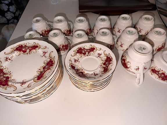 Royal Standard Fine Bone China -kahviastiasto