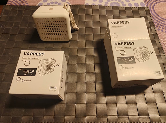 Vappeby Bluetooth kaiuttimet 2kpl