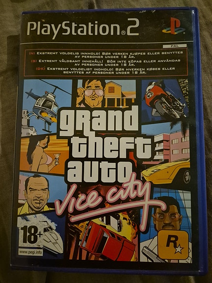 Grand Theft Auto Vice City PS2 peli