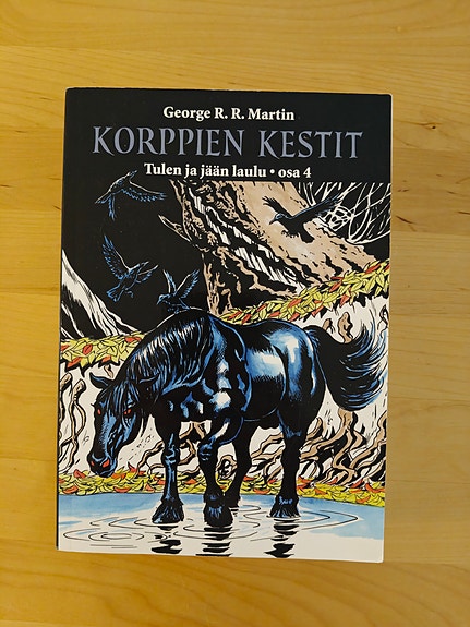 George R.R. Martin Korppein kestit kirja Tulen ja jään laulu osa 4