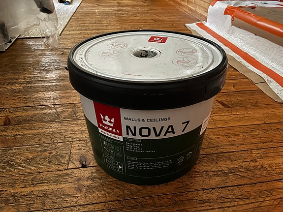 VARATTU Tikkurila Nova 7 seinä- ja kattomaali 9 l valkoinen