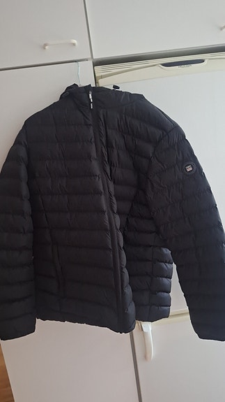 Musta miesten talvitakki XXL