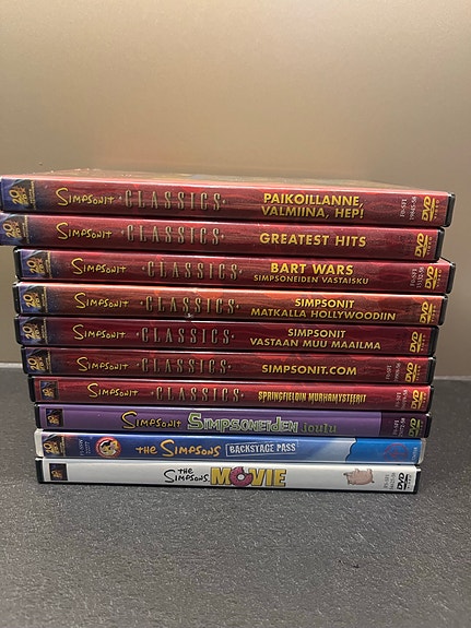 The Simpsons DVD setti
