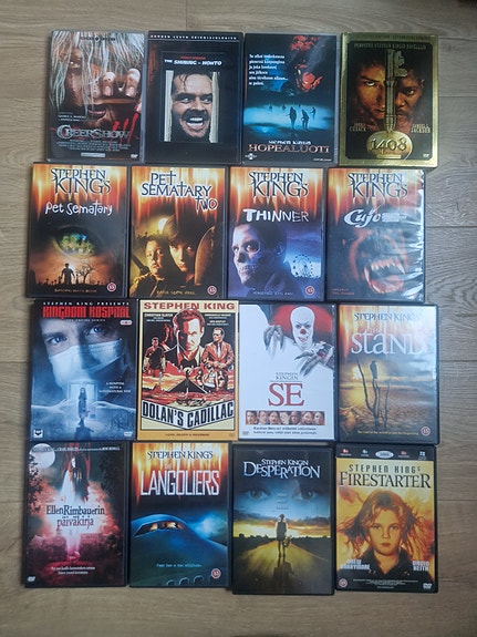 Stephen King dvd elokuvia / sarjoja