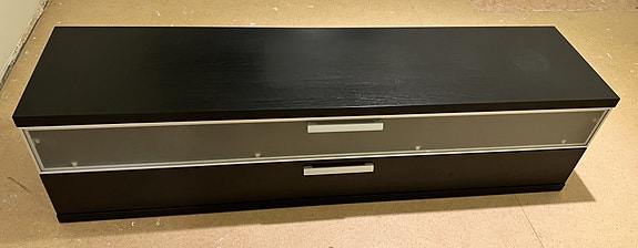 ASKOn TV-taso, musta (180x47x44)