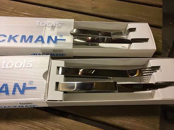 Hackman Tools - design-pihviaterimet, design by Harri Koskinen