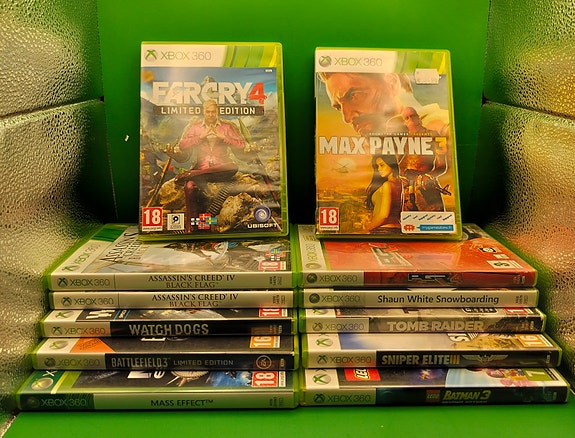 Xbox 360 pelejä 5€/kpl