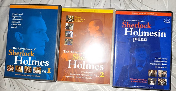 The Adventures of Sherlock Holmes jaksot 1-13 ja Sherlock Holmesin paluu 14-25