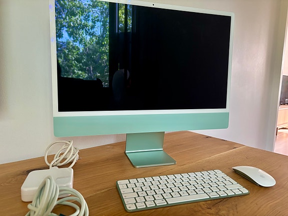 iMac 24", M1 | Vihreä | 8 Gt/256 Gt
