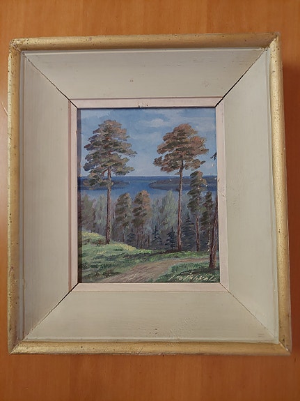 Artturi Isopahkalan öljyvärimaalaus
