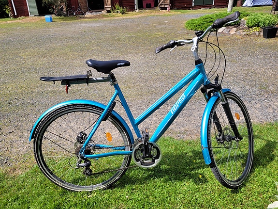 Tunturi naisten hybridipyörä 28" sininen
