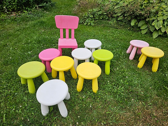 IKEA Mammut lasten jakkarat ja tuoli