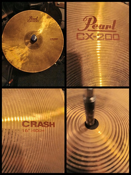 Pearl pelti setti CX-200 crash, ride ja hi-hat -symbaalit