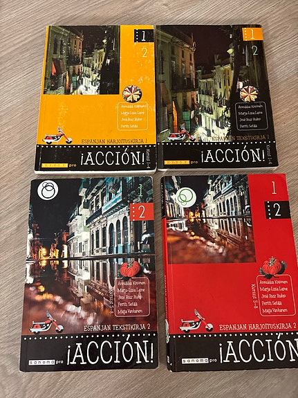 ¡Acción! espanjan oppikirjat