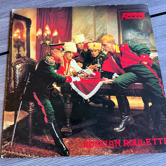 Accept Russian Roulette LP-vinyyli