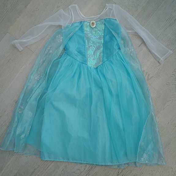 Myydään Frozen Elsa-mekko lastenjuhliin/naamiaisiin
