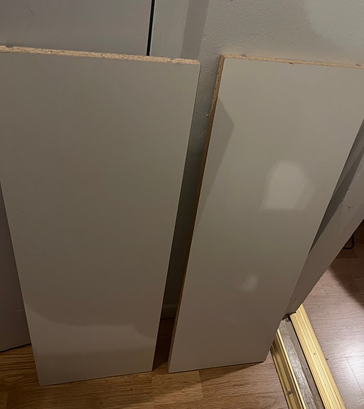 ikea BILLY Lisähyllylevy, valkoinen, 76x26 cm x 2 kpl