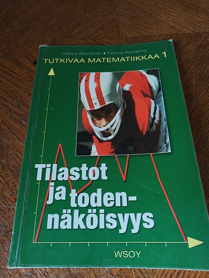 Tutkivaa matematiikkaa 1 – Tilastot ja todennäköisyys oppikirja