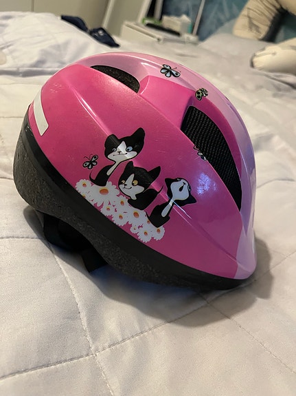 Lasten pyöräilykypärä pinkki XS