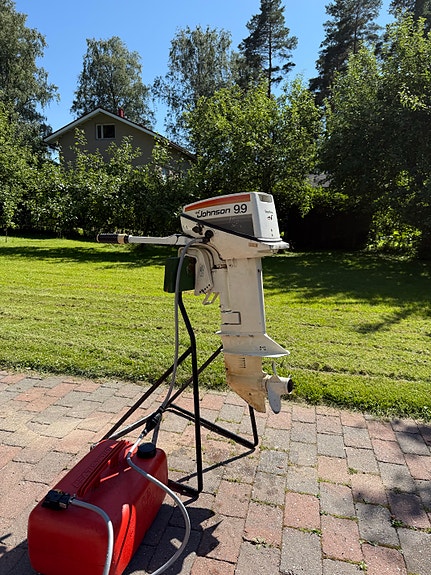 Johnson 9.9 Seahorse perämoottori lyhyt riki