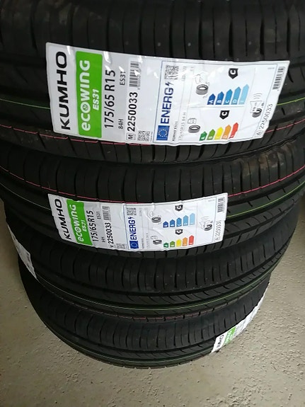 175/65R15 KUMHO kesärenkaat sis työt