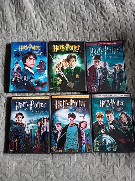 Harry Potter DVD-elokuvat 6 kpl