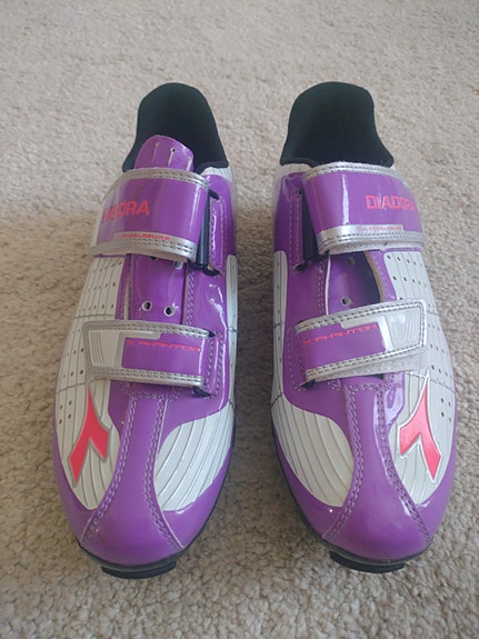 Diadora pyöräilykengät koko 38 violetti