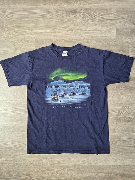 Vintage Fruit of the Loom t-paita M Mikebon Lapland Finland