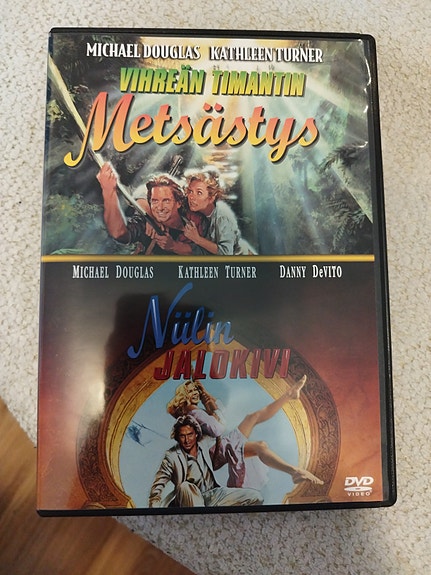 Vihreän timantin metsästys & Niilin jalokivi DVD-boksi