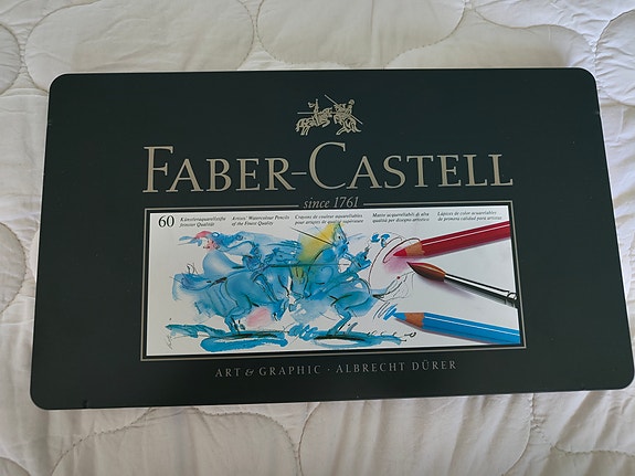 Faber-Castell Watercolor Pencils värikynät, 60 kpl