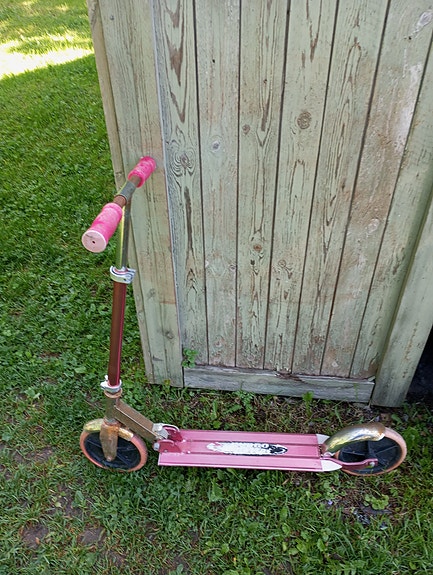 Lasten potkulauta pinkki