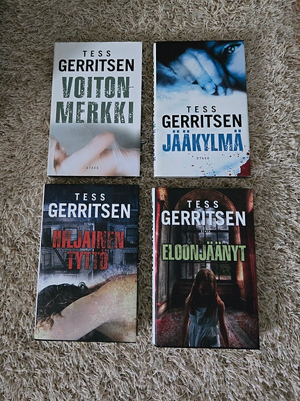 Tess Gerritsen dekkaripaketti 4 kirjaa