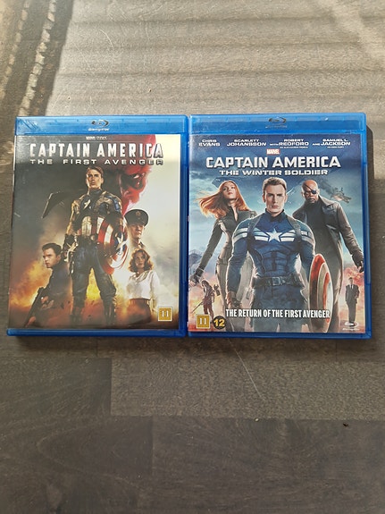 Captain America The First Avenger & The Winter Soldier Blu-ray -elokuvat