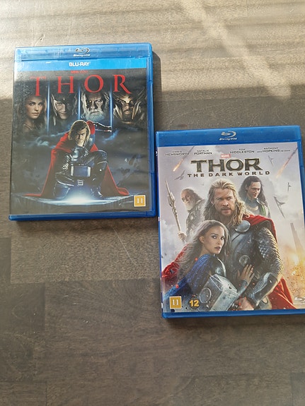 Thor ja Thor The Dark World Blu-ray -elokuvat