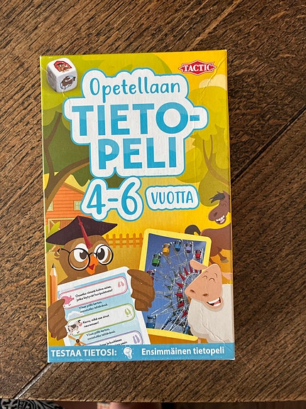 Tactic Opetellaan tietopeli 4–6 vuotta