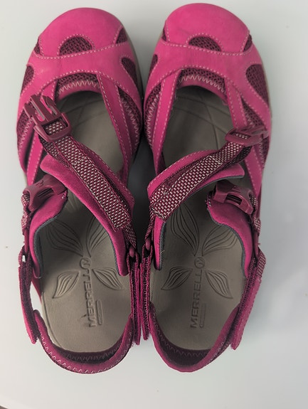 merrell pinkit sandaalit 38
