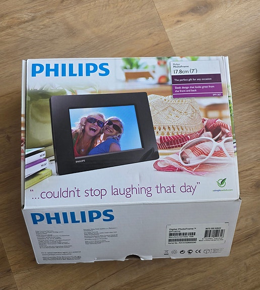 Philips digitaalinen valokuvakehys musta. Uusi.