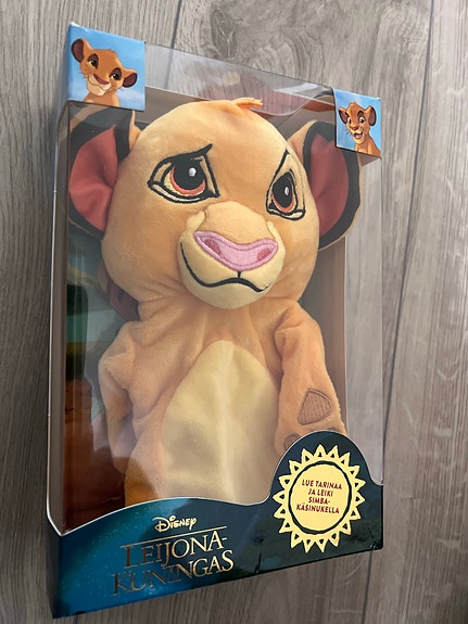 Disney Leijonakuningas kirja ja käsinukke