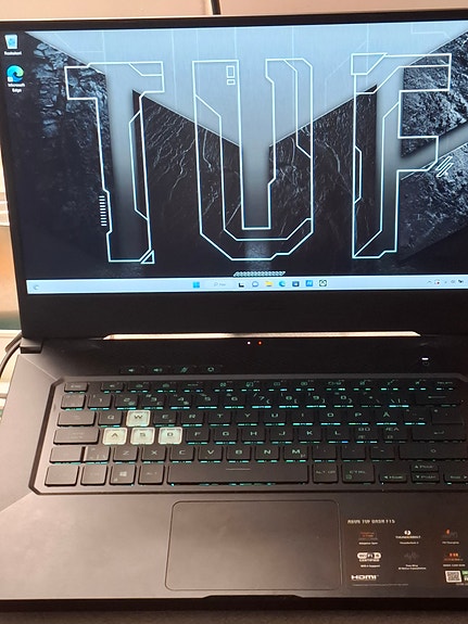 Asus Tuf F15 kannettava pelikone