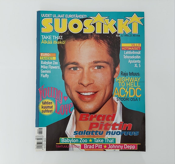 Suosikki 4/1996 Take That, Backstreet Boys, Brad Pitt jne