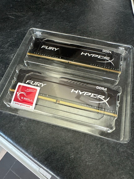 HyperX Fury DDR4 muisti 8GB (2x4GB)