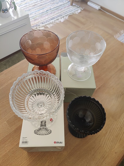 Iittala Mariskoolit ja Miranda kulhot