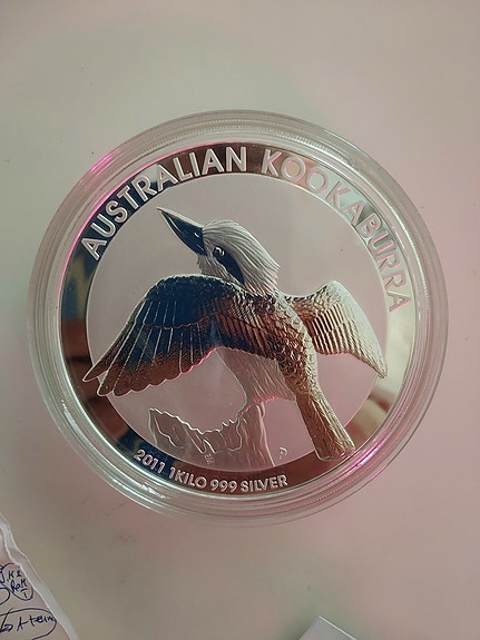 Australian Kookaburra 1 kg hopearaha 2011